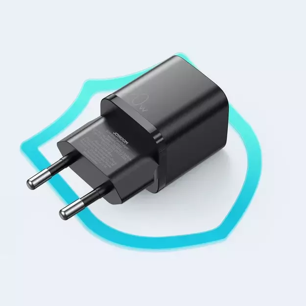 Joyroom fast wall charger USB Type C 20W Power Delivery Quick Charge 3.0 AFC black (L-P202) 6