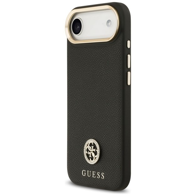 Guess Grained Strass Logo MagSafe case for iPhone Air - black 1