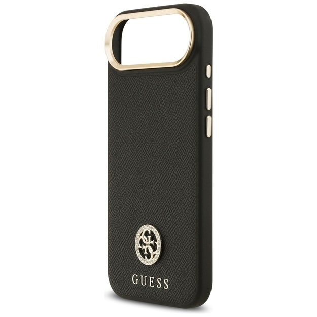 Guess Grained Strass Logo MagSafe case for iPhone Air - black 5