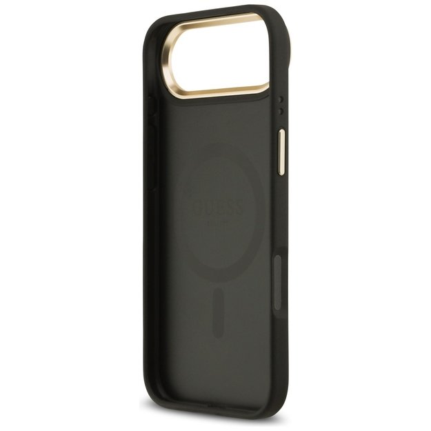 Guess Grained Strass Logo MagSafe case for iPhone Air - black 6