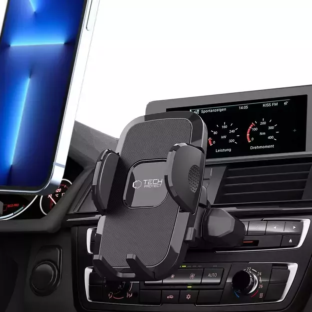 Tech-Protect V3 Car Phone Holder for CD Drive - Black 8