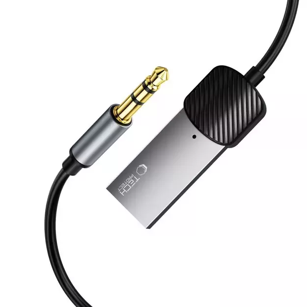 Tech-Protect UltraBoost audio adapter mini jack 3.5mm (male) / Bluetooth - gray 4