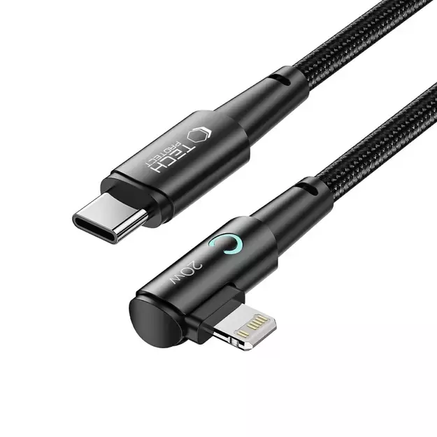 Tech-Protect UltraBoost L Cable Lightning (angled) / USB-C (straight) PD 20W 3A 1m - gray 5