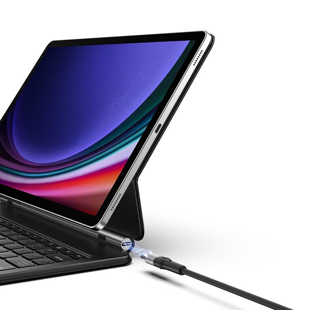 Dux Ducis Keyboard (MK Series) Case with Bluetooth Keyboard for Samsung Galaxy Tab S9+ / S8+ / S7+ - Black 13
