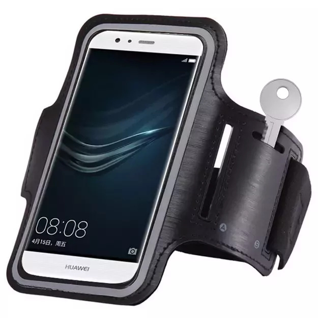 Universal Running Armband for 6  Smartphones black