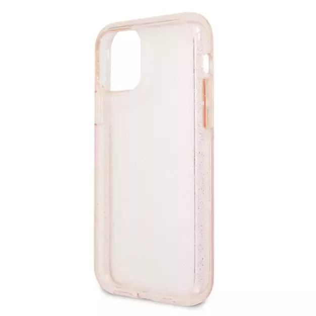Guess GUHCN58PCGLPI iPhone 11 Pro pink/pink hard case Glitter 8