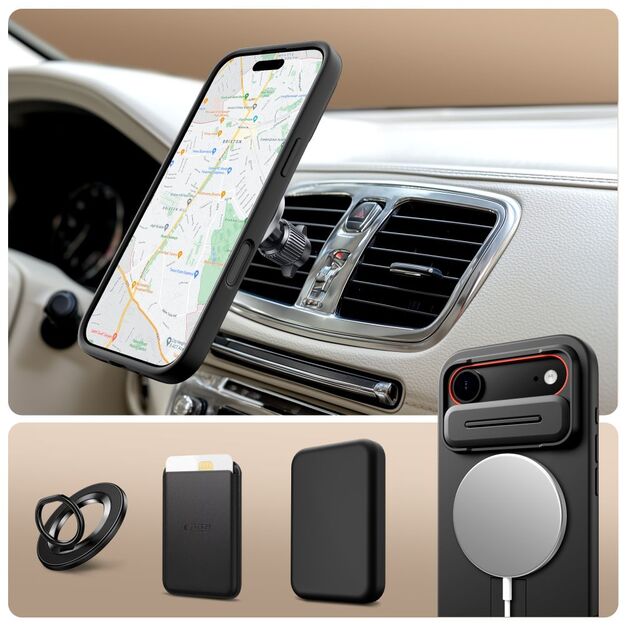 Tech-Protect Kevlar Aura MagSafe Case for iPhone Air - Black 2