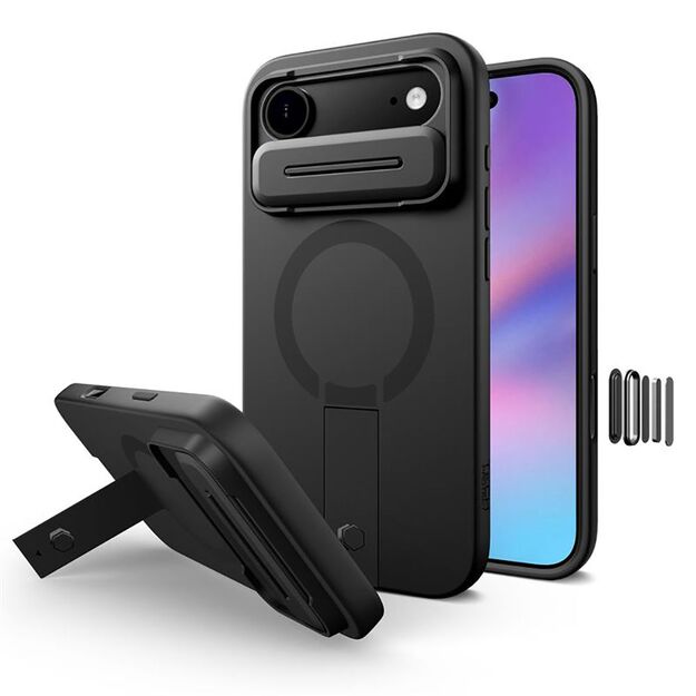 Tech-Protect Kevlar Aura MagSafe Case for iPhone Air - Black