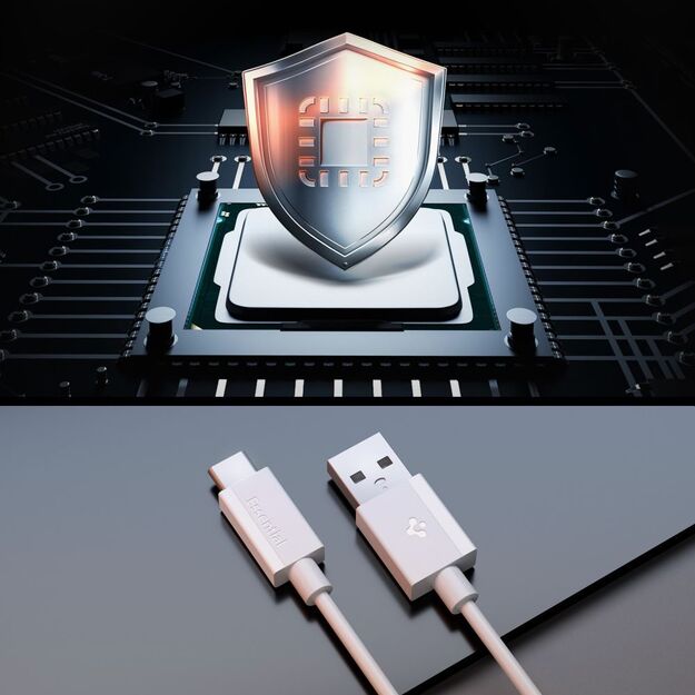 Spigen EB6010AC USB-A / USB-C 60W Cable 100 cm - White 4