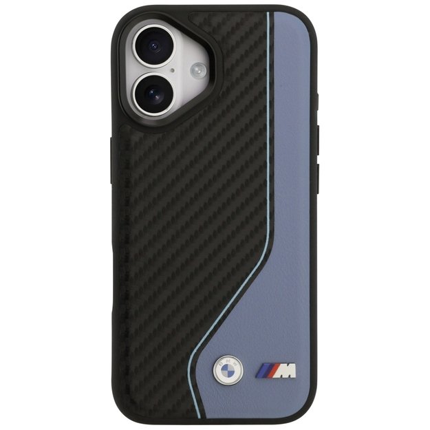 BMW M Carbon Logo MagSafe Case for iPhone 17 - Blue 2