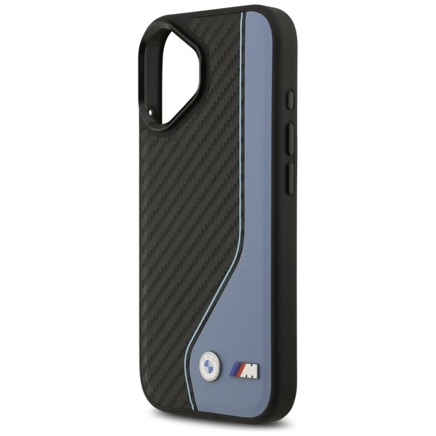 BMW M Carbon Logo MagSafe Case for iPhone 17 - Blue 5
