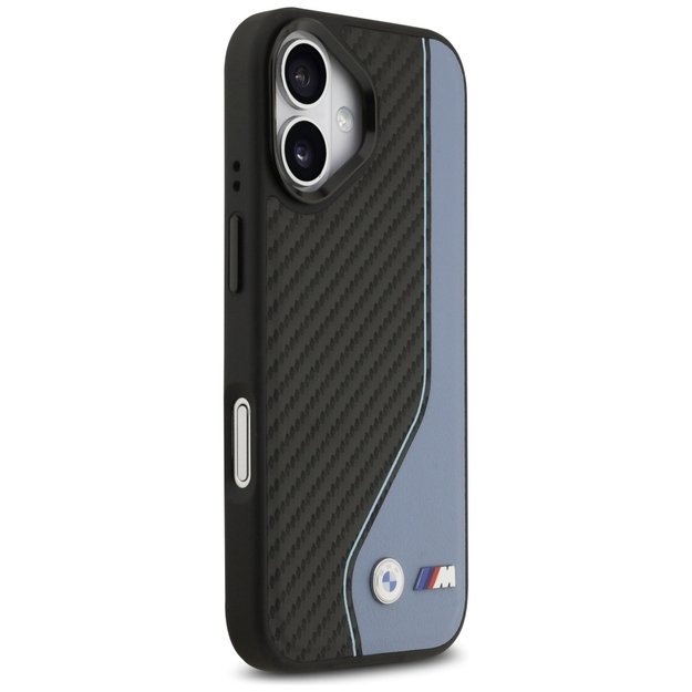 BMW M Carbon Logo MagSafe Case for iPhone 17 - Blue 3