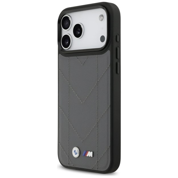 BMW M Quilted Logo MagSafe case for iPhone 17 Pro Max - graphite 1