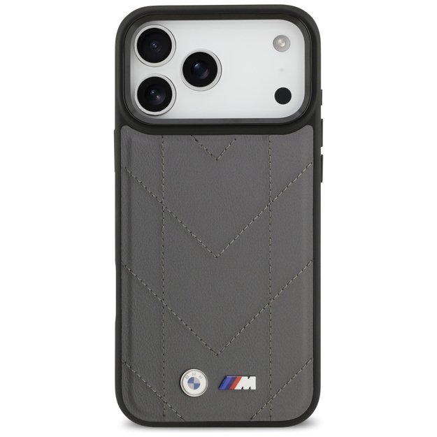 BMW M Quilted Logo MagSafe case for iPhone 17 Pro Max - graphite 2