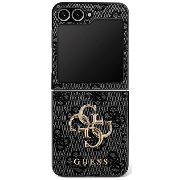 Guess Big 4G Logo Classic Logo Case for Samsung Galaxy Z Flip 7 - Black