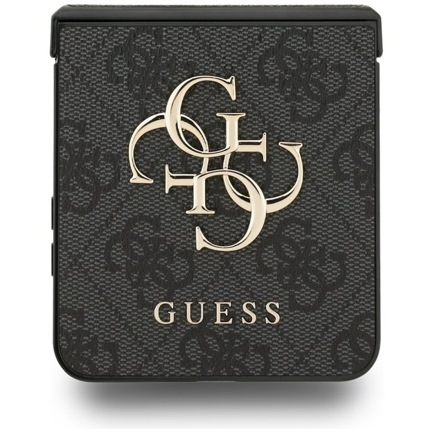 Guess Big 4G Logo Classic Logo Case for Samsung Galaxy Z Flip 7 - Black 4