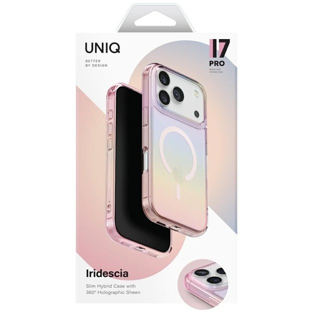 Uniq Iridescia Case for iPhone 17 Pro Magclick Charging - Multicolor 5