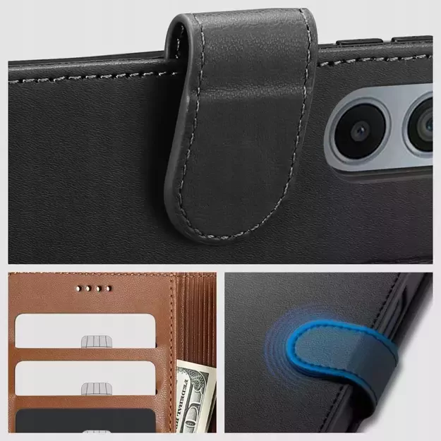 Tech-Protect Wallet Case for Samsung Galaxy S23 FE - Black 3