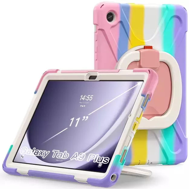 Tech-Protect X-Armor Case for Samsung Galaxy Tab A9+ 11&quot  X210 / X215 / X216 - Pink-Blue 7