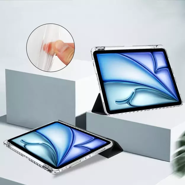 Tech-Protect SC Pen Hybrid Case for iPad Air 13&quot  2024 - Black/Transparent 9