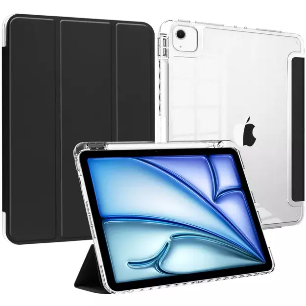 Tech-Protect SC Pen Hybrid Case for iPad Air 13&quot  2024 - Black/Transparent 7