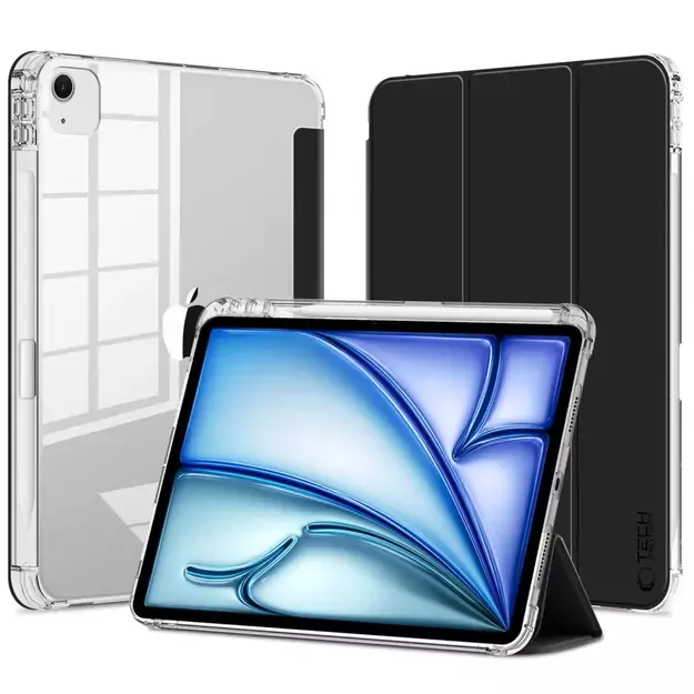 Tech-Protect SC Pen Hybrid Case for iPad Air 13&quot  2024 - Black/Transparent
