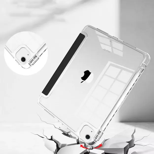 Tech-Protect SC Pen Hybrid Case for iPad Air 13&quot  2024 - Black/Transparent 11