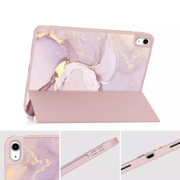 Tech-Protect SC Pen Case for iPad 10.9&quot  2022 - Pink Marble 7