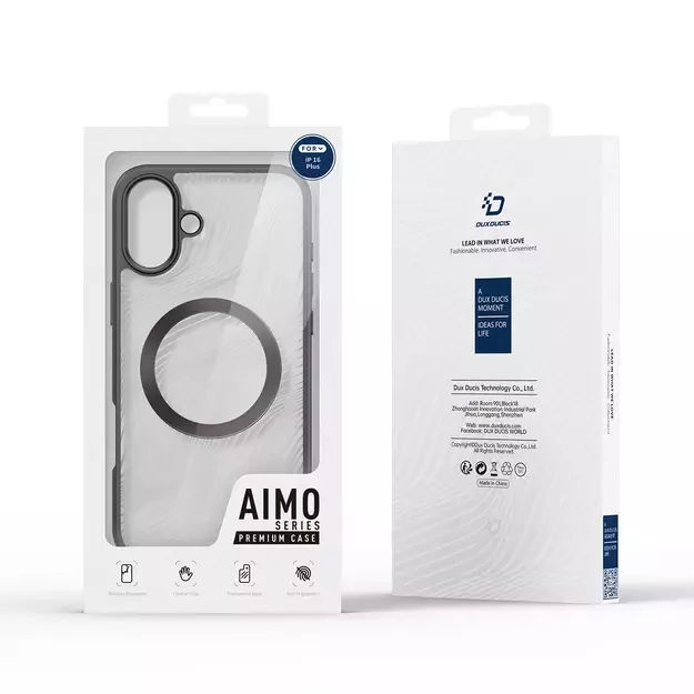 Dux Ducis Aimo Mag Case with MagSafe for iPhone 16 Plus - Black 12