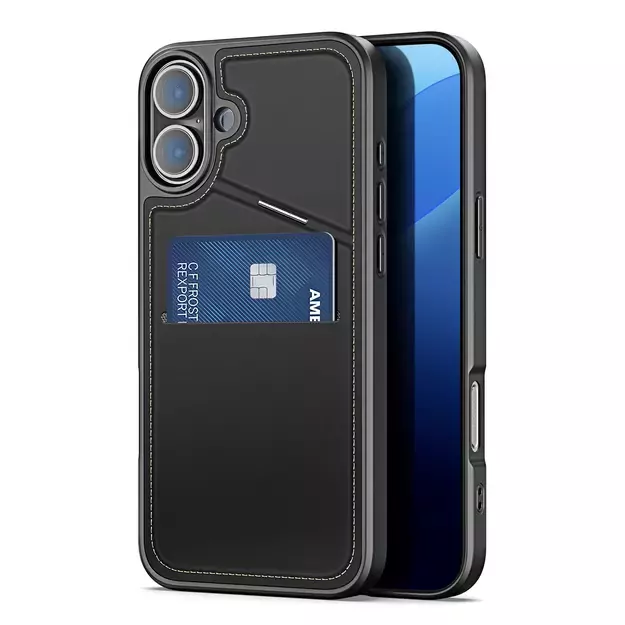 Dux Ducis Rafi II Mag Case with MagSafe for iPhone 16 - Black 16