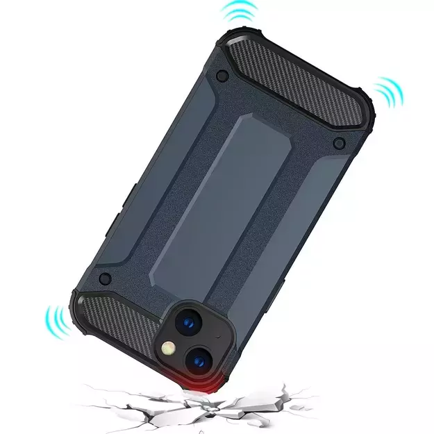 Hybrid Armor case iPhone 14 Plus armored hybrid case black 6