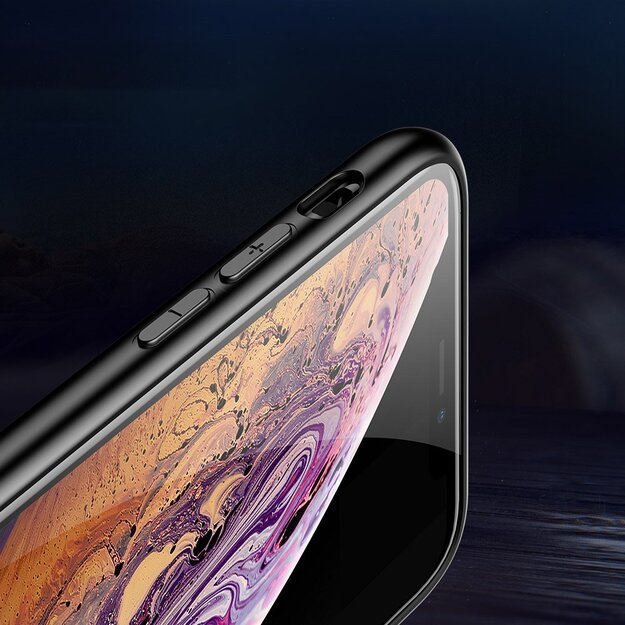 Color Glass Case Durable Cover with Tempered Glass Back and camera cover iPhone 11 Pro Max pattern 1 6