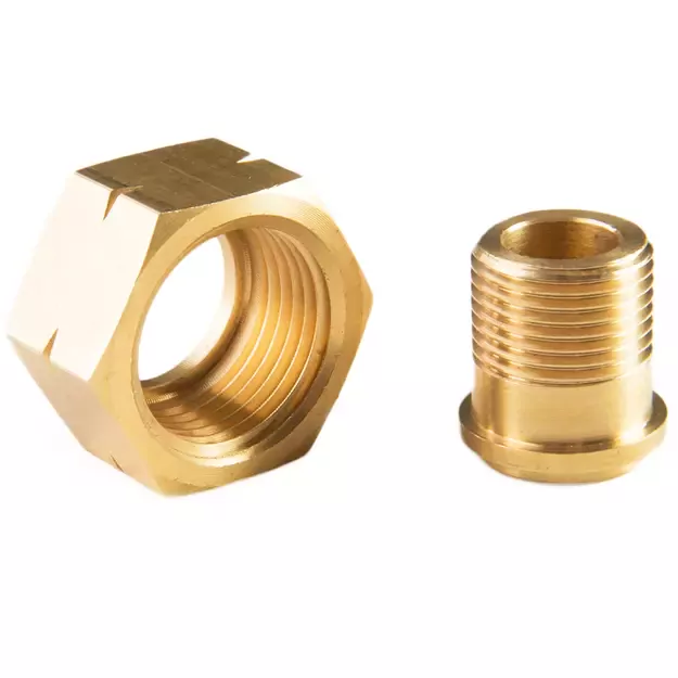 Reduction adapter from a gas cylinder 21.8mm L - 3/8&quot  L 3