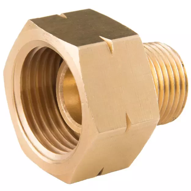 Reduction adapter from a gas cylinder 21.8mm L - 3/8&quot  L