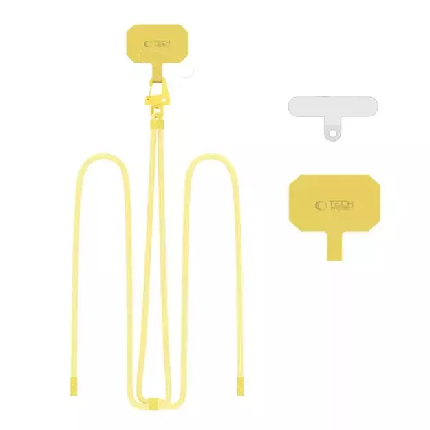 Tech-Protect C5S Rope Crossbody Strap Leash - Yellow 4