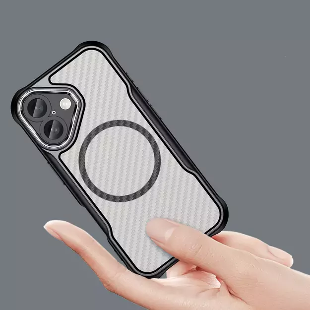 Leading Series MagSafe Silicone Case for iPhone 16 Plus - Black 7
