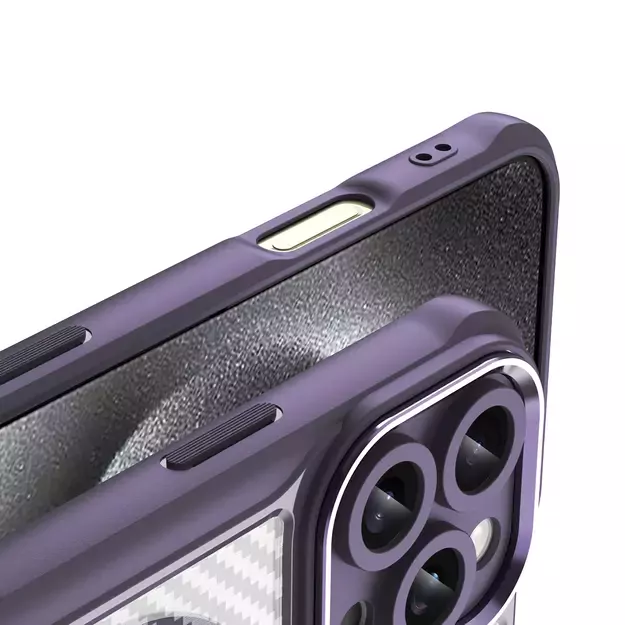 Leading Series MagSafe Silicone Case for iPhone 16 Pro Max - Purple 7