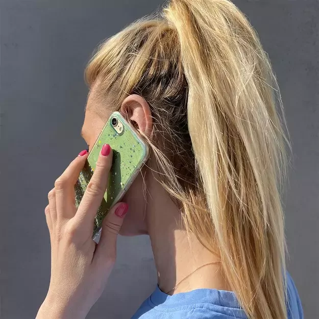 Wozinsky Star Glitter Shining Cover for iPhone 12 mini green 3