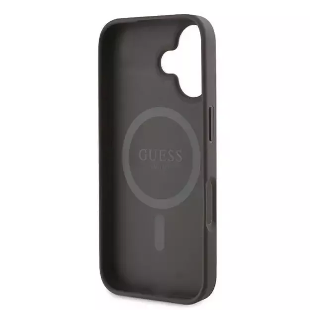Guess 4G Printed Stripes MagSafe iPhone 16 Plus Case - Brown 6