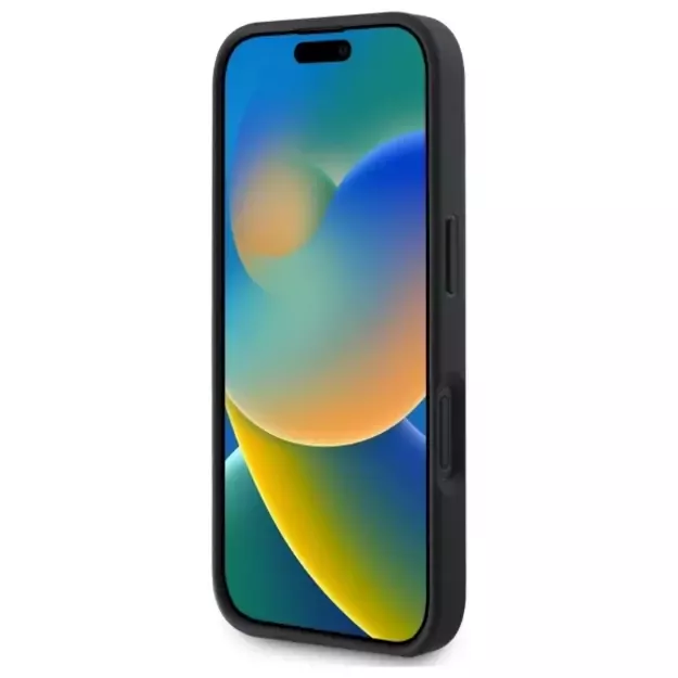 Guess Peony Script MagSafe iPhone 16 Case - Black 11