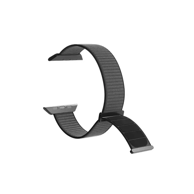Puro Sport Nylon Strap for Apple Watch 42 / 44 / 45 / 49 mm - Black 2
