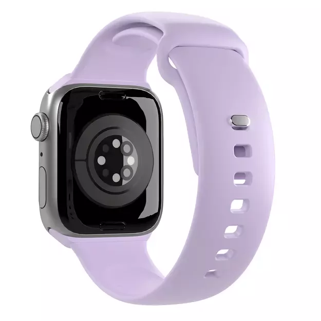 Puro Icon Silicone Strap for Apple Watch 42 / 44 / 45 / 49 mm - Lavender (2 pcs.) 2