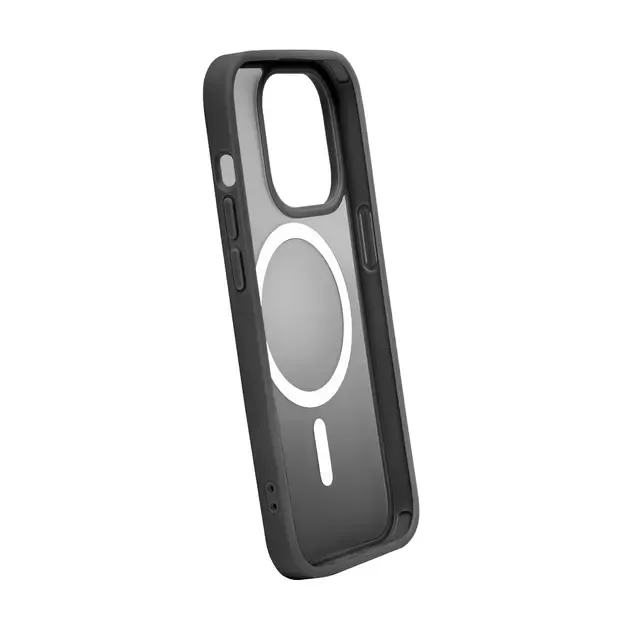 Puro Gradient MagSafe Silicone Case for iPhone 15 Pro Max - Black 1