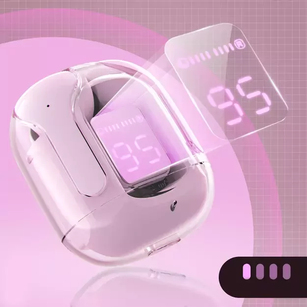 Acefast T6 TWS Bluetooth In-Ear Wireless Headphones - Pink 29