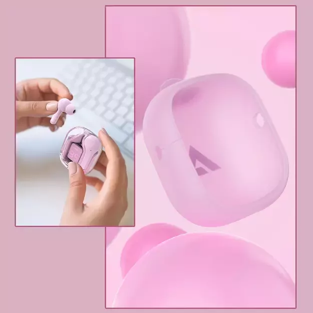 Acefast T6 TWS Bluetooth In-Ear Wireless Headphones - Pink 26