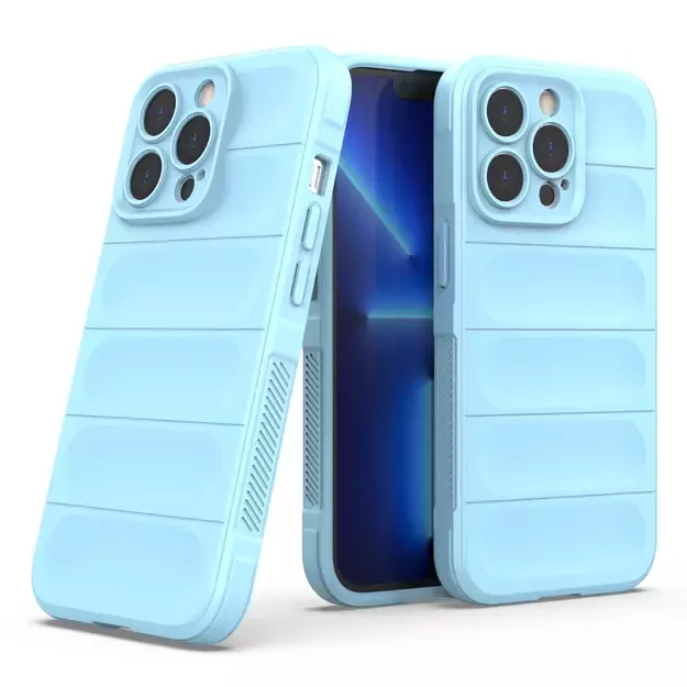 Magic Shield Case for iPhone 13 Pro flexible armored cover light blue 6