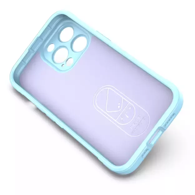 Magic Shield Case for iPhone 13 Pro flexible armored cover light blue 1