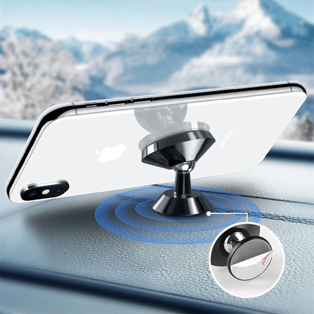 Wozinsky Magnetic Car Dashboard 360 Self-adhesive Black (WMH-05) 20