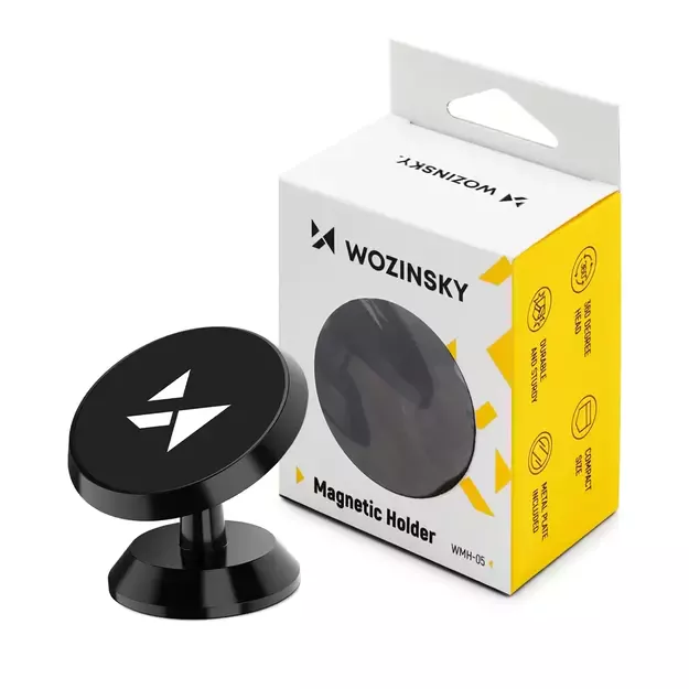 Wozinsky Magnetic Car Dashboard 360 Self-adhesive Black (WMH-05) 23