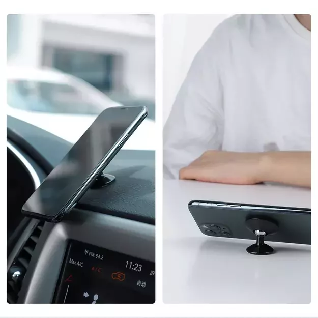 Wozinsky Magnetic Car Dashboard 360 Self-adhesive Black (WMH-05) 10